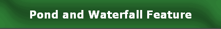 Pond and Waterfall Feature