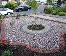 Landscape of a front garden