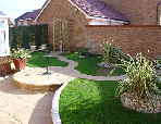 Landscape design with circles