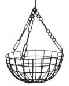 Wire Hanging Basket
