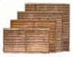 waney lap fencing panels