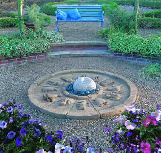 Zodiac Fature set in Decoratice Gravel